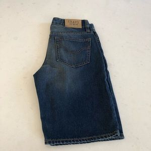 Chaps boys denim shorts, size 12